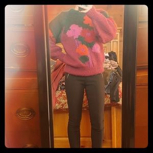 Hand Knitted Vintage 80's Oversized Sweater